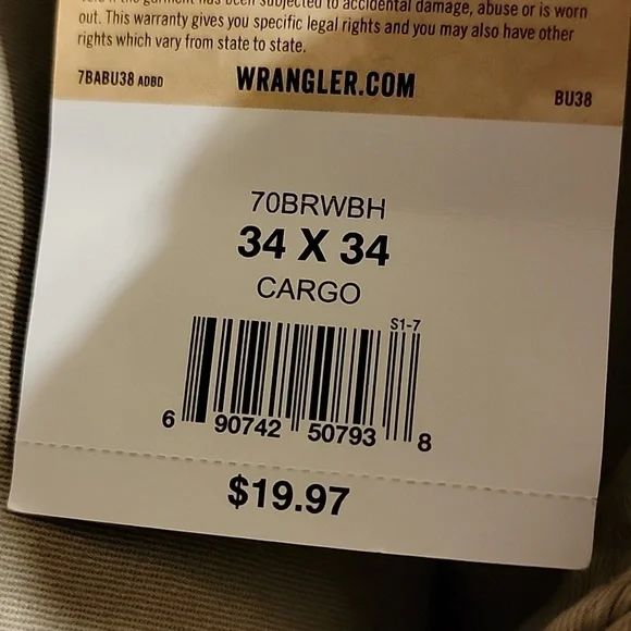 Wrangler cargo pants - Picture 4 of 4
